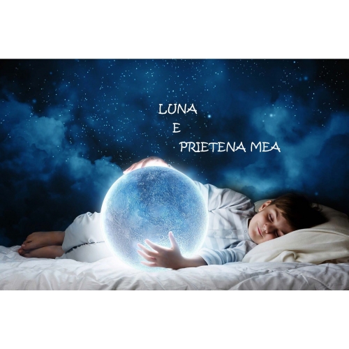 Luna e prietena mea. Infrunt frica de intuneric...cantand (poveste audio+2 activitati pentru stimularea creativitatii)