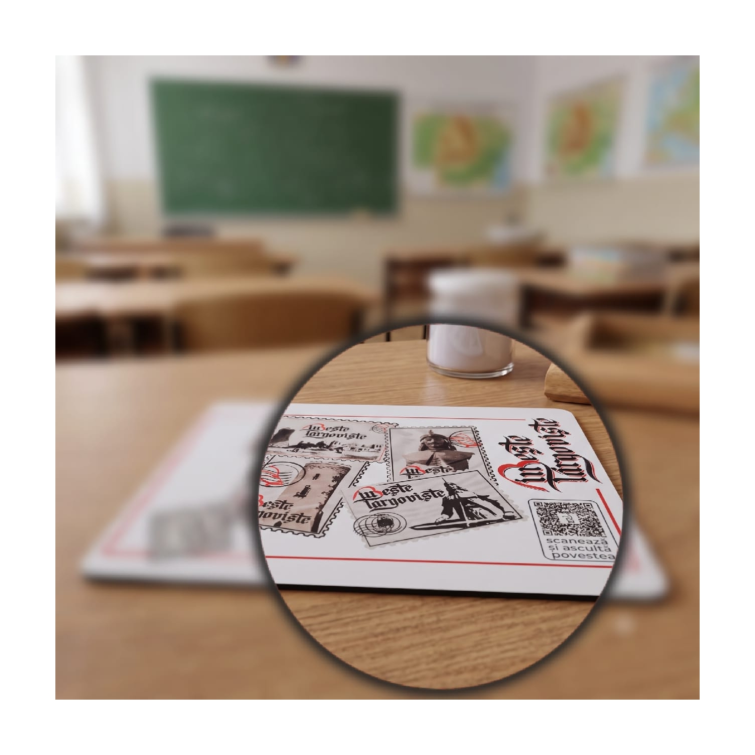Mousepad cadou/suvenir colectia Iubeste Targoviste 7