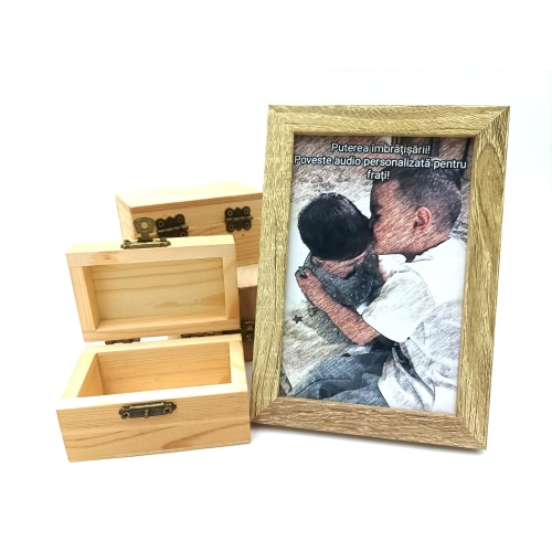 „Puterea îmbrățișării” – poveste audio personalizată pentru frați