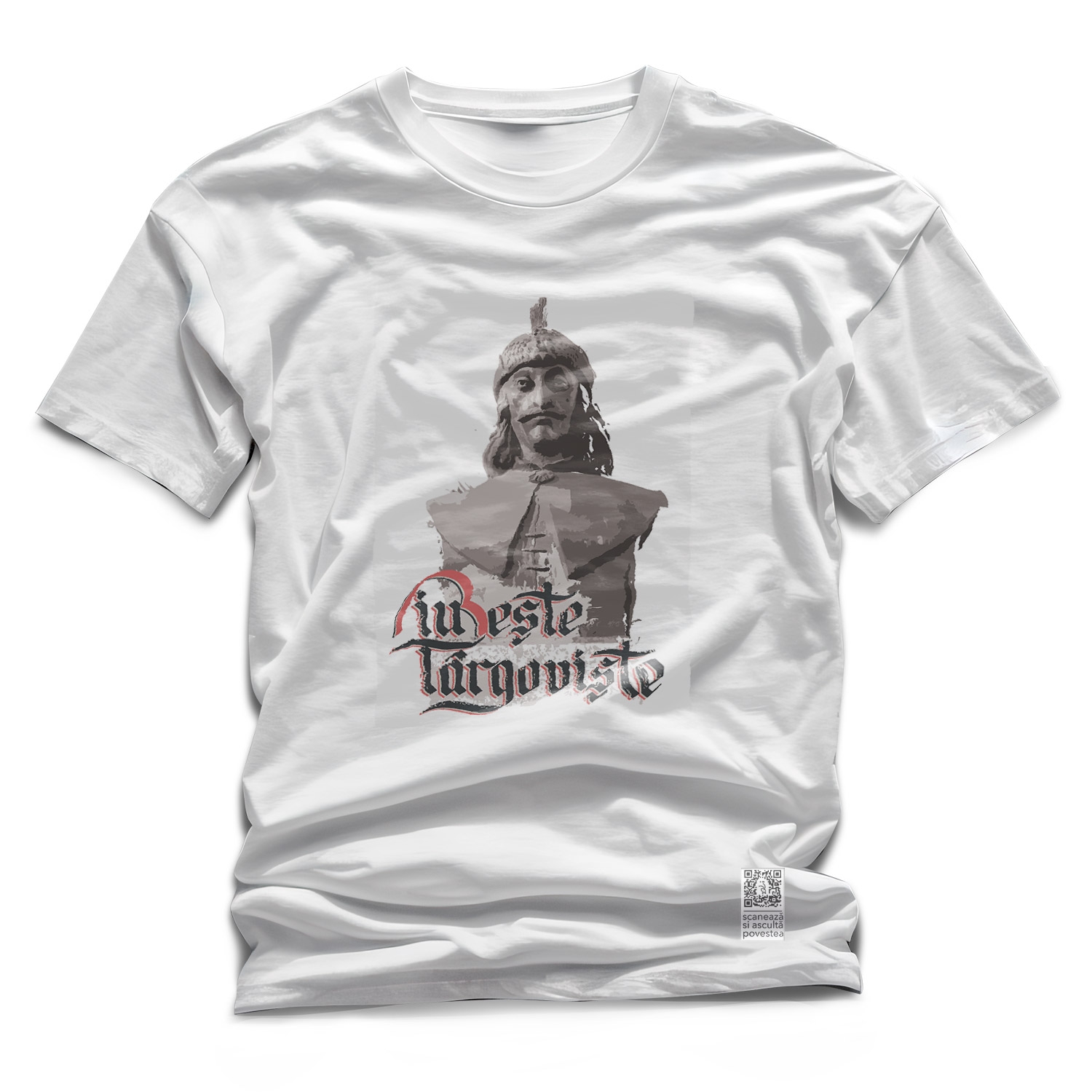 Tricou alb 2 cadou/suvenir Iubeste Targoviste 5
